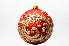 Christmas Bauble Sublimation Clipart PNG Product Image 2