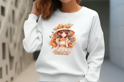 Fruits Little Princess Sublimation Clipart Product Image 2