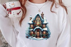 Beautiful Christmas Watercolor Clipart, Beautiful Christmas Product Image 2