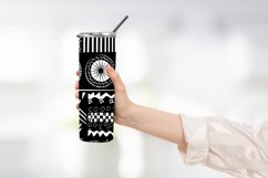 Ivory Themed Geometric Tumbler Warp Design Product Image 2