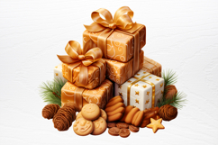 Watercolor Christmas Cookie Clipart PNG Product Image 2
