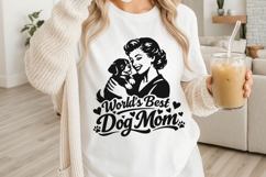 World's Best Dog Mom Svg, Dog Mom Svg, Dog Lover Svg. Product Image 3