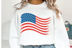 USA Flag Svg Design | Svg Cut Files | Shirt Svg Product Image 1