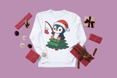 Cute Animal Christmas SVG Bundle Kawaii Winter Animals Clipa Product Image 3