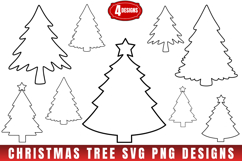 Merry Christmas Tree Svg | Christmas svg | Svg cut file Product Image 1