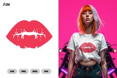 Lips SVG &amp; Clipart - Beauty Clipart Product Image 1