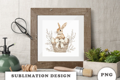 Watercolor Easter Bunny png Product Image 2