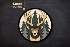 Deer SVG laser cut file for Glowforge Product Image 2