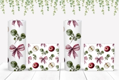 Red Apples Tumbler Wrap Design, Fruits Tumbler Template Product Image 2