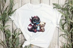 Baby Dragon Sublimation Clipart Product Image 2