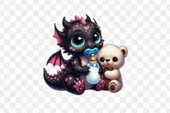 Baby Dragon Sublimation Clipart Product Image 3