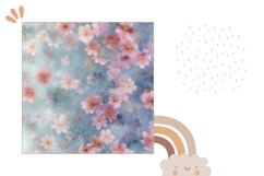 Pink Flowers Pillow Case, Glitter Pillow Designs Product Image 2