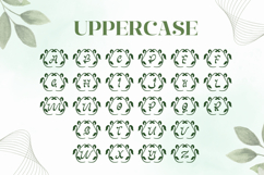 Leaf Crown Monogram | Web Font Product Image 2