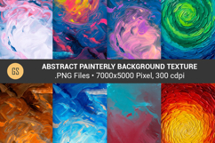 29 Abstract Painterly Background Textures: High Resolution Product Image 2