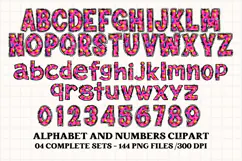 Football Alphabet clipart, soccer american letters doodle Product Image 2