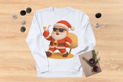 3D Santa Clipart Set Product Image 2