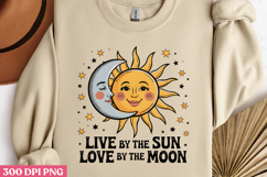 LIVE BY THE SUN PNG, Magic and Celestial Sublimation PNG Product Image 2