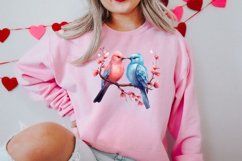 Breeds of Valentine Kissing Birds, Valentine's Day Clipart Product Image 2