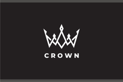 Abstract Crown Logo Design Vector Illustration Product Image 2