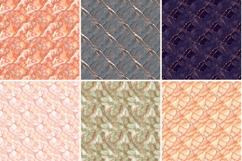 Rose Gold Marble Digital Paper,Pink Metallic Vein Pattern Product Image 2