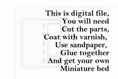 Upgrade set: headboard footboard basic for bed digital down Product Image 2