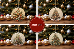 Art Christmas Tree Ornament Designs, Christmas Gift Tags Product Image 2