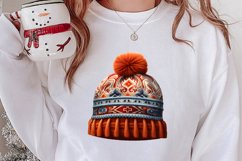 Funny Christmas Boy At Home Clipart Sublimation Product Image 2
