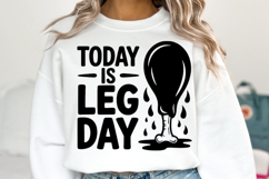 Today is Leg Day Svg | Halloween Svg | Shirt Svg Product Image 2