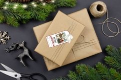 Christmas Village Gift Tags, Santa Claus Product Tags Product Image 2