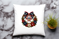 Patriotic Crochet Truck clipart Sublimation PNG Product Image 2