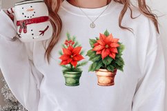 Christmas Houseplants Clipart Sublimation Product Image 2