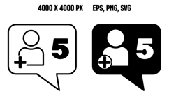 Follower Icons Product Image 1