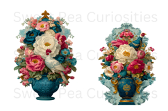 Flowers, Vibrant Colors, Ephemera, PNG, Clipart Product Image 2