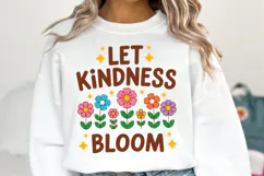 Let kindness Bloom Svg | Svg Cut File | Shirt Svg Product Image 2