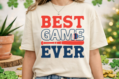 Best Game Ever Baseball T-Shirt Design SVG Product Image 2