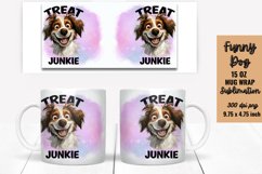 Funny Dog Mug Wrap Sublimation Product Image 1