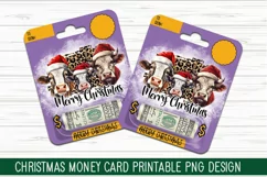 Christmas Money Card PNG Design - Merry Christmas Money Card Product Image 2
