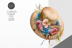 Garden hat clipart, Summer clipart, Hat clipart Product Image 1
