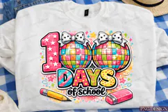 100 Days of School Disco Ball PNG Design 100 days of school Product Image 3