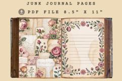 Vintage floral junk journal pages Product Image 2