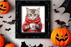 Christmas Animals Coffee Sublimation Clipart, Christmas PNG Product Image 2
