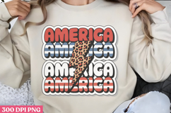 America PNG, 4th Of July Sublimation PNG Product Image 1