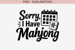 Mahjong quote png design for T-shirts Product Image 2