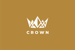 Abstract Crown Logo Design Vector Template Product Image 2