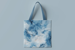 Blue Ice Marble Digital Paper Product Image 2