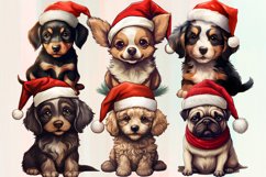 Christmas Dogs Sublimation Clipart Bundle, Christmas Bundle Product Image 3