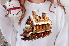 Watercolor Santa Claus Sublimation Clipart, Santa PNG Product Image 2