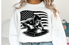 USA Welder Svg Design | Svg Cut Files | Shirt Svg Product Image 1