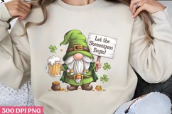 Let the shenanigans begin! PNG, St Patricks Day Gnome Sublim Product Image 2