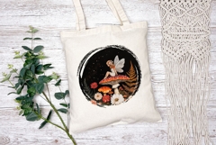 Mushrooms Illustration, Cartoon Fairy PNG Product Image 2